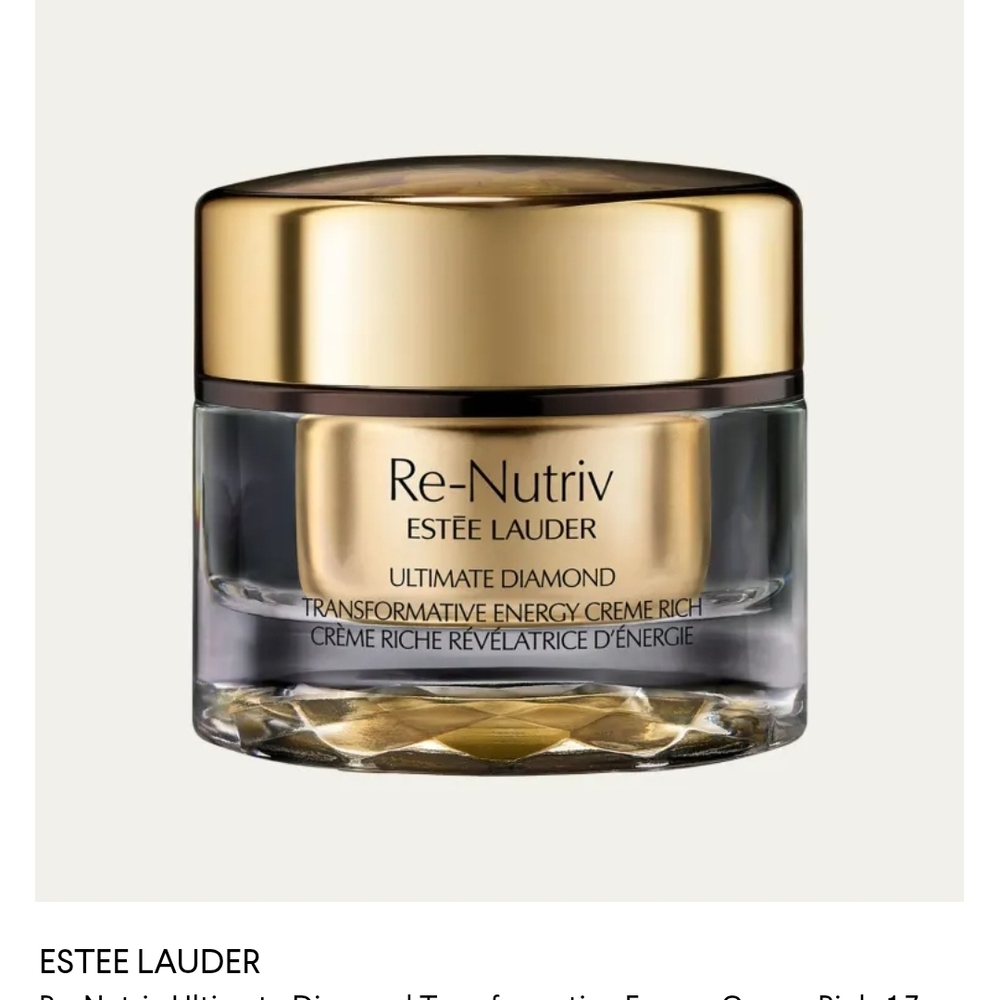 Estee Lauder Re-Nutriv Diamond Cream in Black and Gold